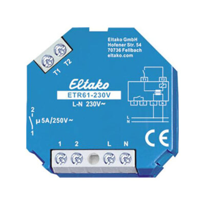 Eltako 61100635 ETR61-230V Interrupt Relay 5A/250V AC Hybrid Technology