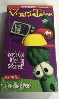 VeggieTales - Wheres God When Im S-Scared VHS NEW SEALED! RARE