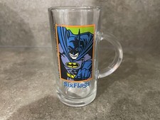 Mini taza de cerveza Batman vaso de chupito seis banderas gran aventura tirador vintage 2001