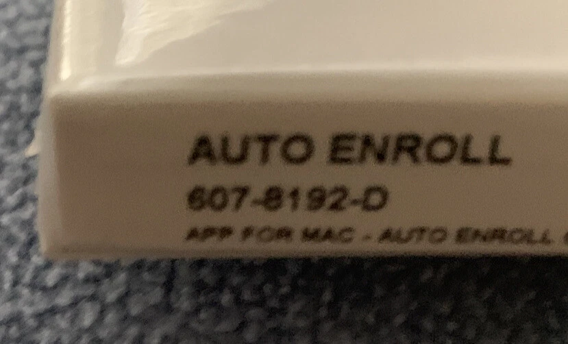 AppleCare ProtectionPlan Auto Enroll Only 607-8192-D App For Mac. New Sealed Box - Image 4 of 4