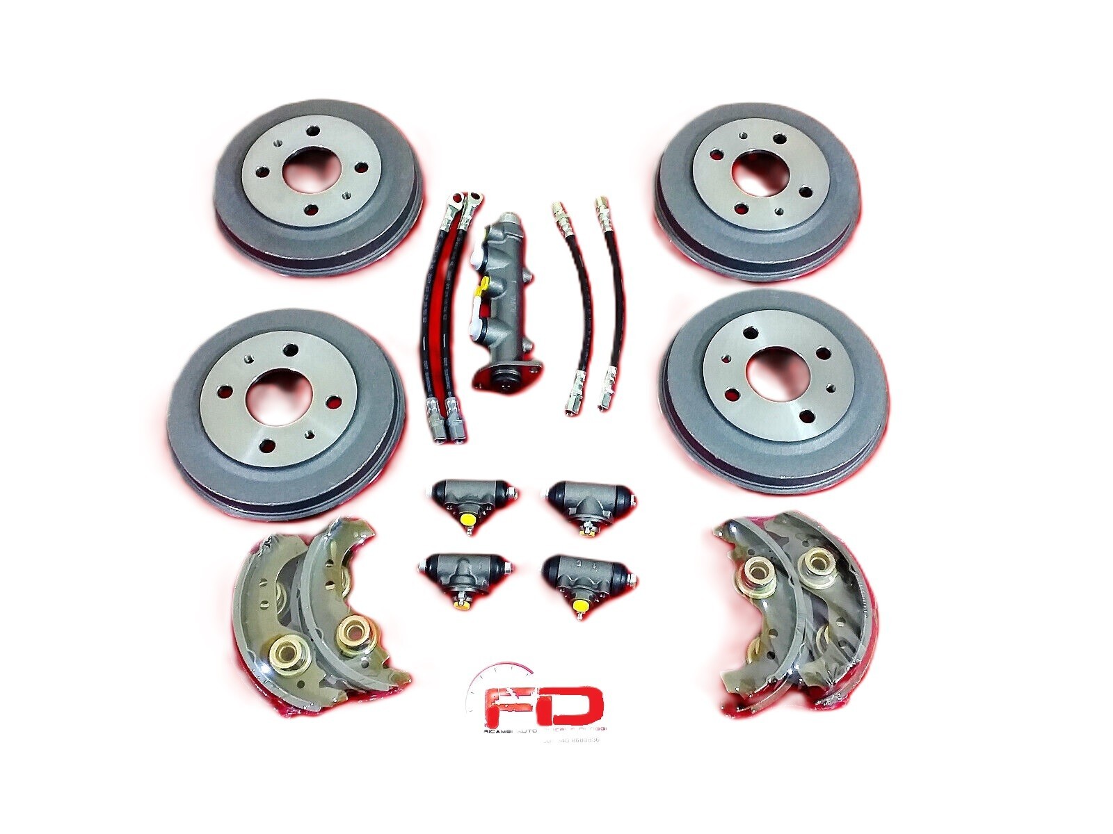 Kit Freni Posteriori Fiat Panda 141 Dal 1986-2003 4X4 - 4X2 Senza Registro - Foto 13