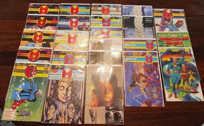 Miracleman Large Collection Issues 1-7, 9, 11-14, 16-24 & 3D #1 plus Family 1-2