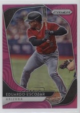 2020 Panini Prizm Tier II Mega Box Pink Prizm Eduardo Escobar #124 fm0