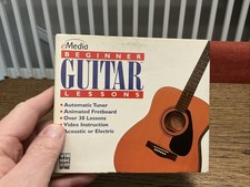 Beginner Guitar Lessons eMedia Win Mac CD-ROM Over 30 Lessons