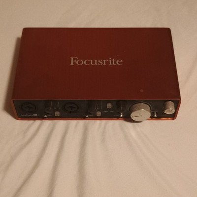 Focusrite Scarlett 6i6 USB Audio Interface MIDI In/Out RCA Out Analog In Desktop