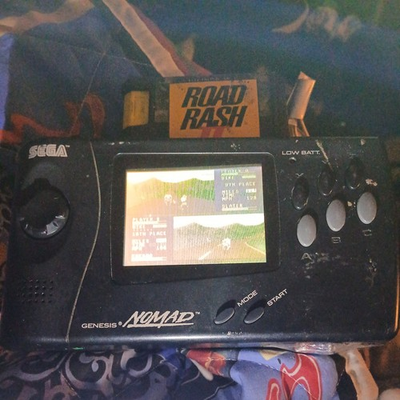 #ad SEGA Genesis Nomad Handheld Console Black with Power Adapter $285.00