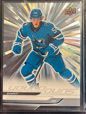 2024-25 Upper Deck Silver Outburst Young Guns 459 Ethan Cardwell