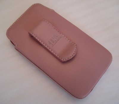 SENA ELEGA Leather Pouch Case Pink Wallet Phone Case