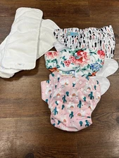 3 ALVABABY Baby Cloth Diapers With Inserts