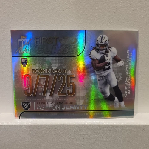 2025 Topps Signature Ashton Jeanty Base (RAW)