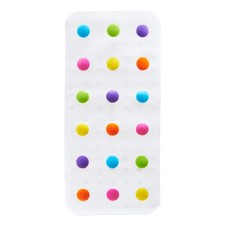 Image of Munchkin Dandy Dots Non Slip Baby Bath Mat | Colourful Bubble Shower Mat |