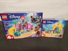 LEGO Set - Factory Sealed Disney Ariel 43235 Music Stage & 43254 Crystal Cavern