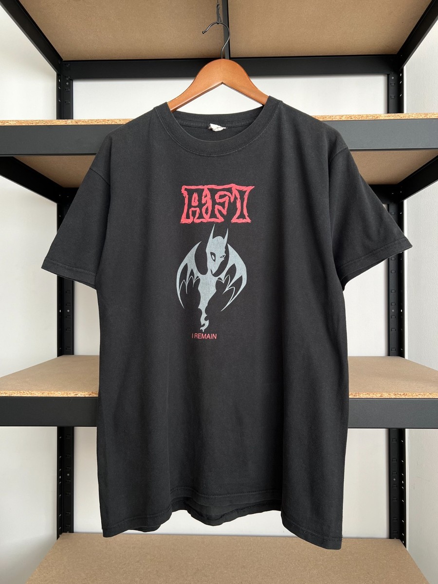90s AFI (エー・エフ・アイ）　バンドTシャツ Vintage 90s AFI A Fire Inside In Shadows Growing Wings Black T