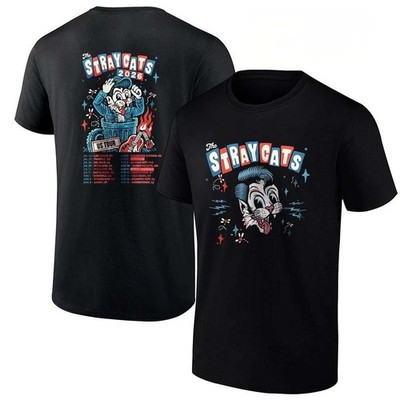 THE STRAY CATS Return To The Road For 2026 Cross Country Summer Tour T shirt S-5