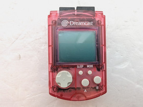 Dreamcast Controller Clear  Passion Pink Visual Memory SEGA  DC Japan