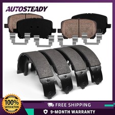 Front Ceramic Brake Pads Rear Shoes Kit For 2003 2004 - 2008 Toyota Corolla Front Ceramic Brake Pads Rear Shoes Kit For 2003 2004 - 2008 Toyota Corolla