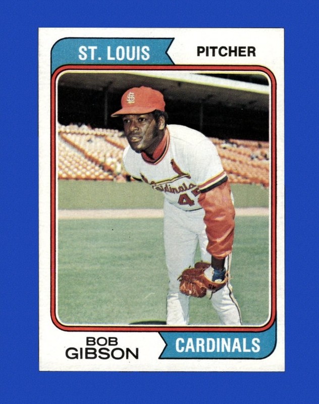 1974 Topps Set-Break #350 Bob Gibson NM-MT OR BETTER *GMCARDS*