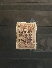 Mozambique Scott 130 Archangel Raphael On Macau Stamp 1913 F-VF MH Only 12700