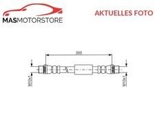 BREMSSCHLAUCH BREMSLEITUNG HINTEN BOSCH 1 987 481 665 A FÜR CITROËN JUMPY