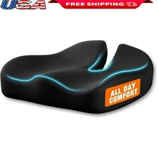 Extra Large Memory Foam Seat Cushion Office Chair Pressure Relief Sciatica pain