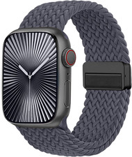 Magnetic Braided Solo Loop Compatible with Apple Watch Band 38Mm 40Mm 41Mm 42Mm
