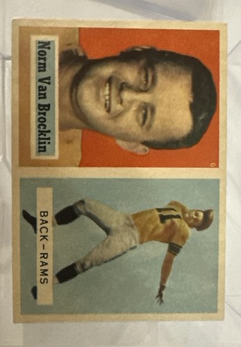 Norm Van Brocklin #22 1957 Topps card