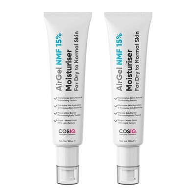 Cos-IQ AirGel NMF 15% Face Moisturizer Dry Skin (100ml, 2er Pack)