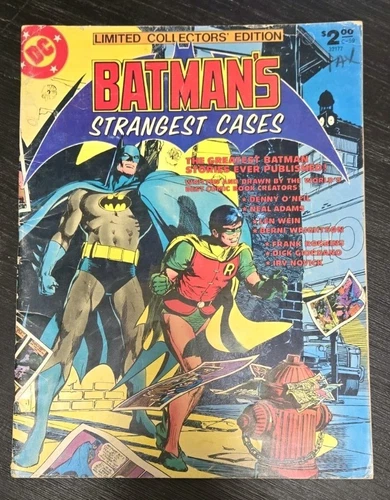 DC Limited Collectors Edition Batman's Strangest Cases C-59 1978 Vintage...