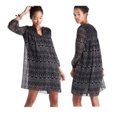 Madewell Smock Tunic Dress In Caravan Print Womens Size Medium