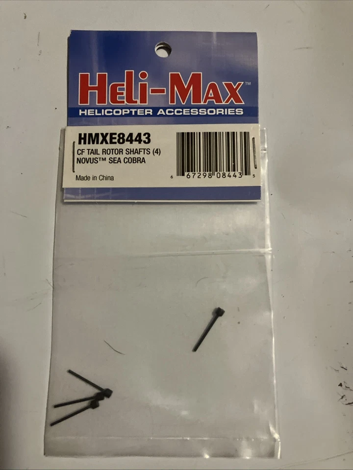 Helimax Novus Sea Cobra HMXE8443 CF Tail Rotor Shafts & HMXE8571 Pins - Image 2 of 4