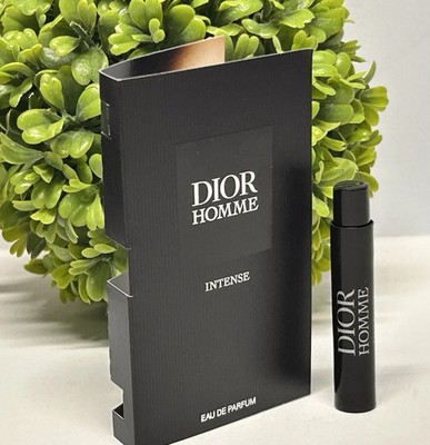 Dior Homme Intense Men's Eau De Parfum  Sample Spray 0.03 Fl.Oz/ 1ml Vial carded