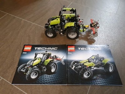 LEGO Technic 9393 Traktor mit Bauanleitung Top Zustand