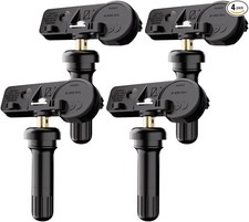 TPMS Sensor 433MHz, Set of 4 Tire Pressure Monitoring System Sensor fit 4 PCS