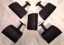 Lot Of 5, Bose Acoustimass 10 Double Cube Speakers WITH 4 Wall Mount Brackets