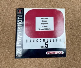 Namco Museum Vol. 5 CIB Black Label PlayStation 1 PSX PS1 w/ Reg Card - Tested