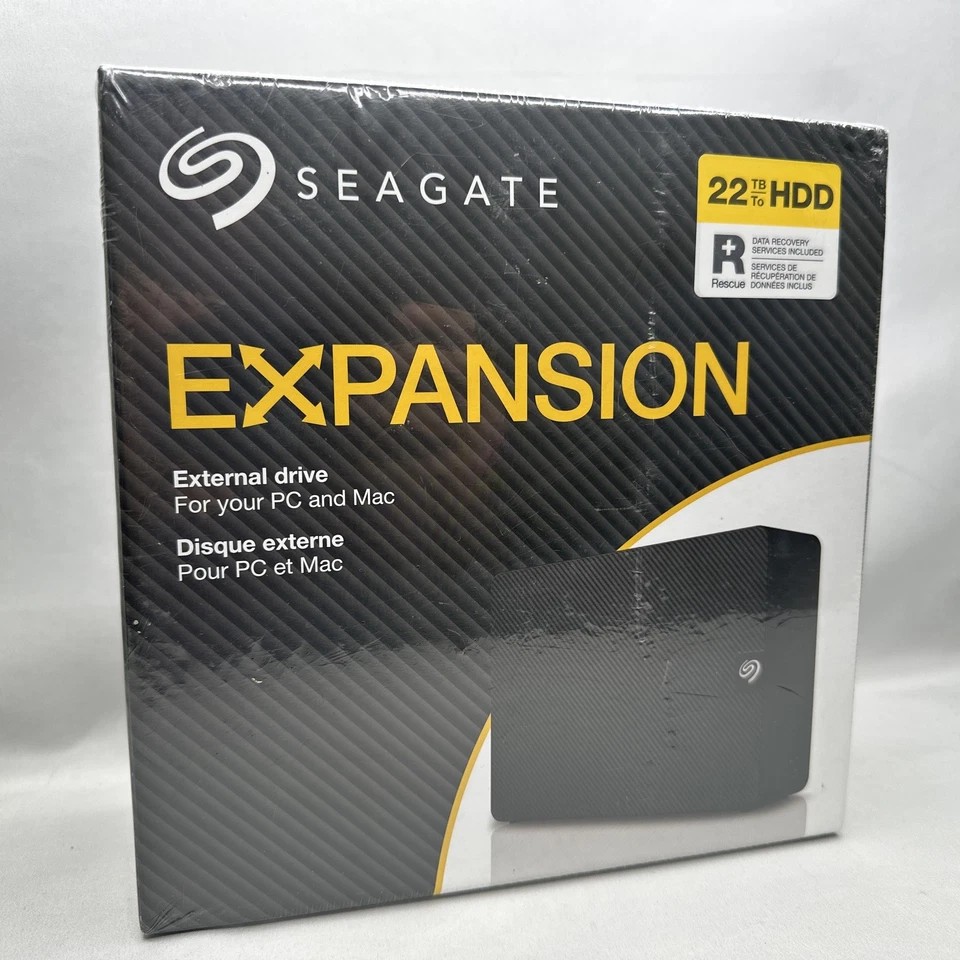 Seagate Expansion Desktop 22TB STKP22000400 (Brandneu, Versiegelt)