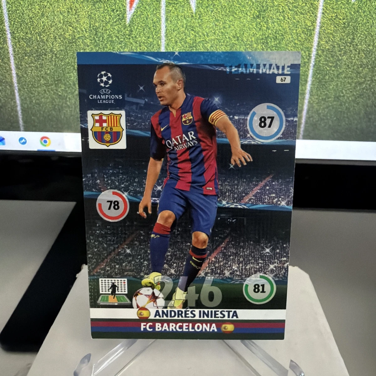 2014-15 Panini Adrenalyn XL UEFA Champions League - Andres Iniesta