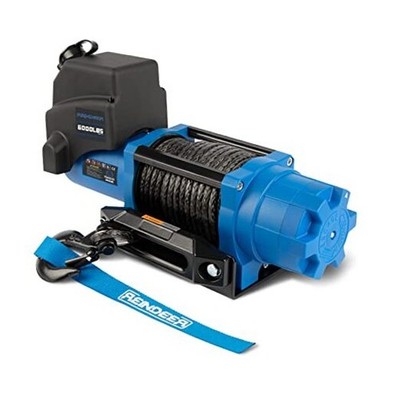  New 12V Winch 6000 lb Load Capacity Electric Winch Kit 6000lb Synthetic Rope