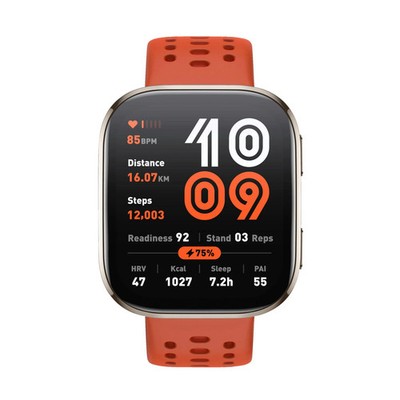 AMAZFIT Bip 6 Smartwatch Aluminium Silikon, 22 mm, Red