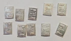 Lot Of 10, 1 Gram Valcambi Bars
