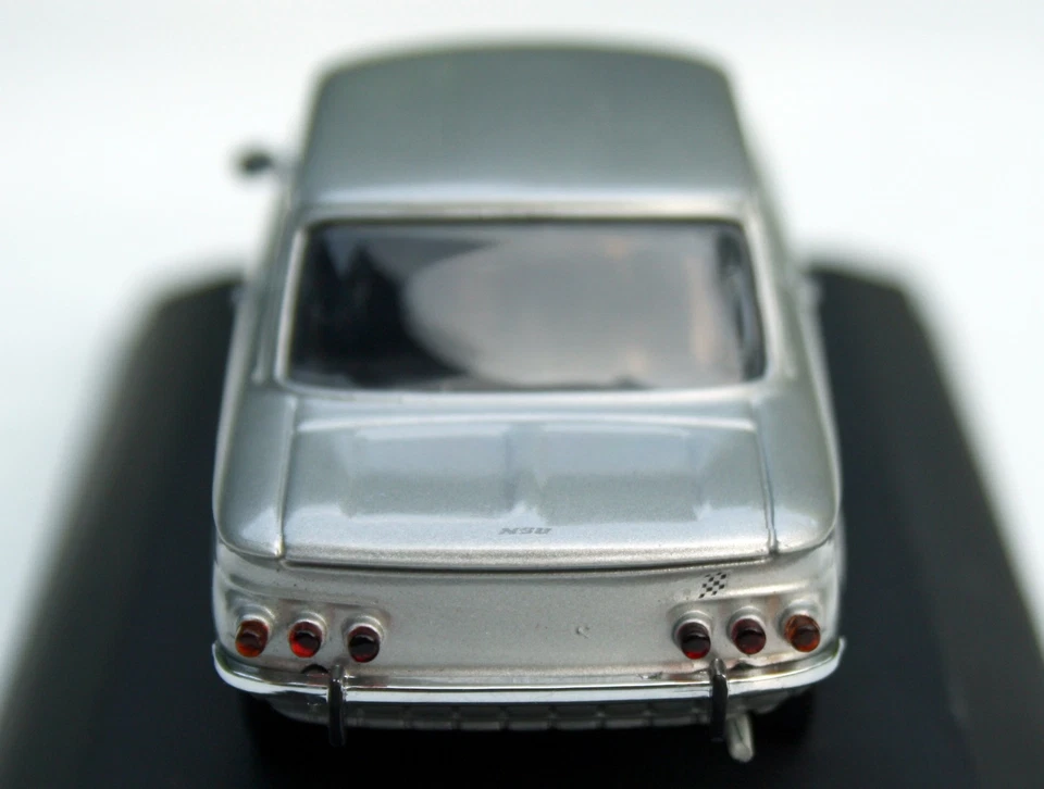 NSU Tt Bj. 1967-1972, Metallo Argentato, Minichamps-Modell Im M.1:43 , Raro - Immagine 3 di 4
