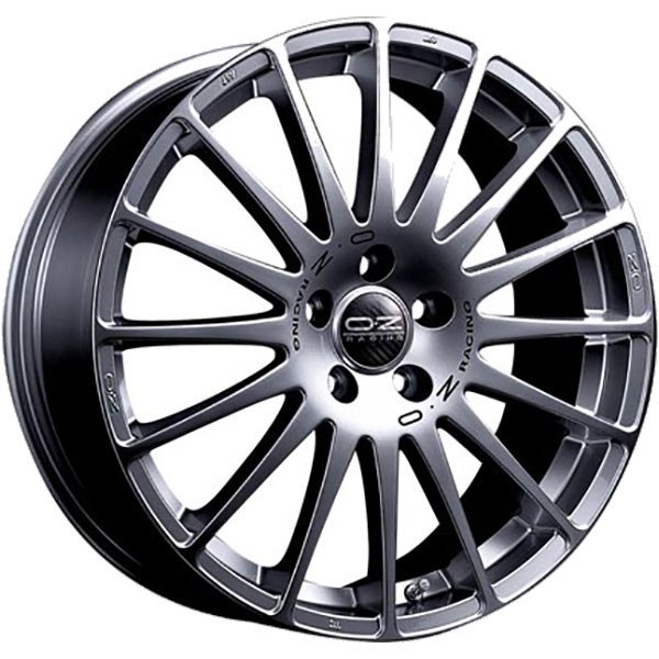 CERCHIO IN LEGA OZ RACING SUPERTURISMO GT PER SAAB 9-5 8X18 5X108 GRIGIO CO EIG