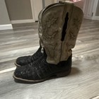 Dan Post DP2805 Men's Western Boots Size 9 Black Leather Rubber Sole — photo 2