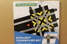 Scalextric Straight Crossover Crossroads 90 Degree Track - C8210