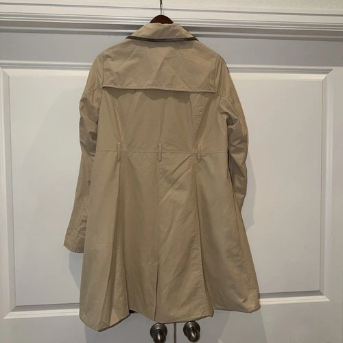 Women’s Torrid Outlander Exclusive Beige Long Trench Coat Cotton Twill Lined  image 6
