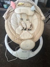 Nova Motorized Portable Baby Swing Bluetooth Music Speaker Gray JBP-NOVA-GRY 