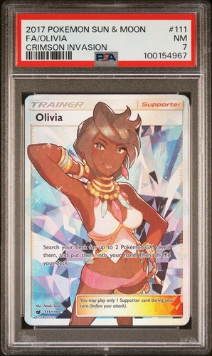Olivia graded PSA 7 for sale on eBay