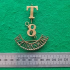 WW1 8th Territorial Battalion West Yorkshire Regiment Shoulder Title Badge Leeds
