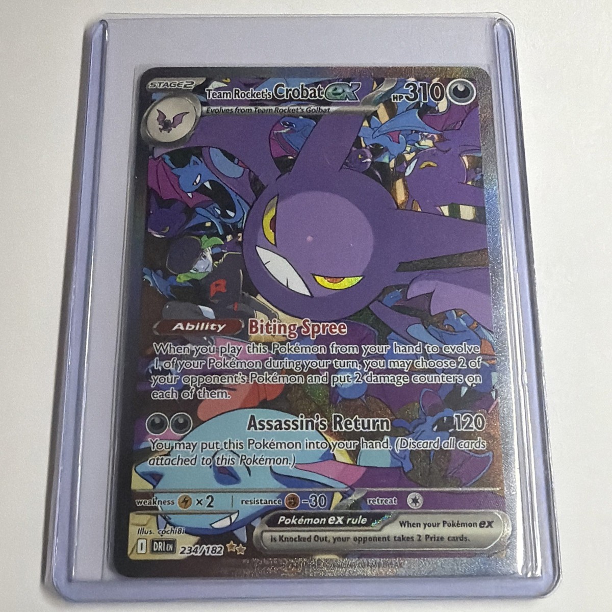 Team Rocket's Crobat ex 234/182 Sv10: Destined Rivals Holo | eBay