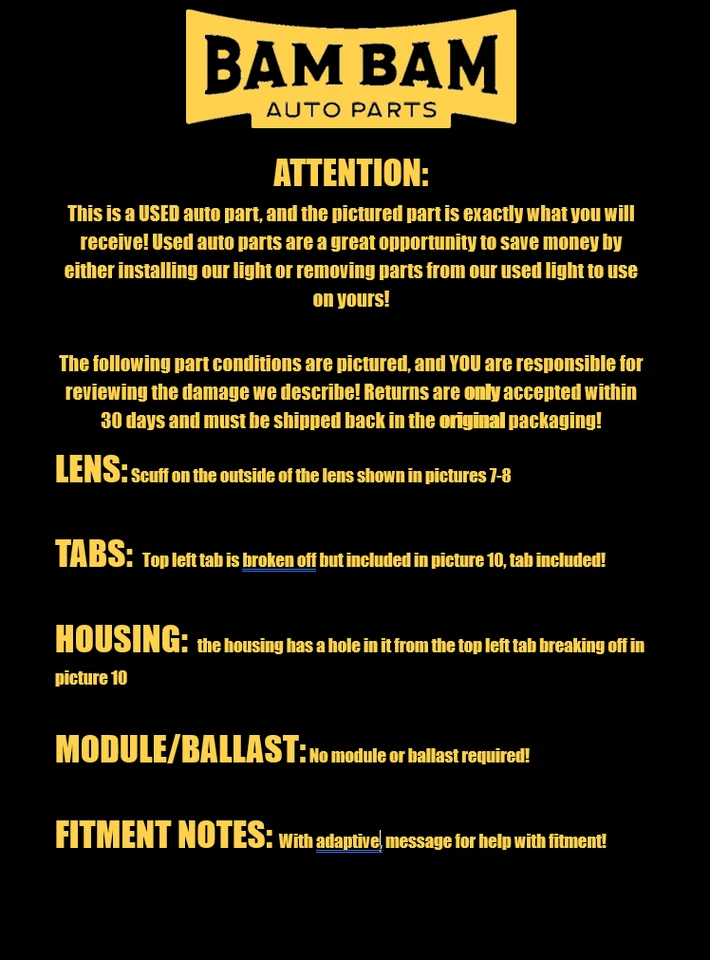 21 Subaru Forester LH Driver Side Headlamp Assembly OEM - Image 2 of 4